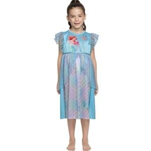 Disney Princess Ariel  Dress Girls Costume Nightgown Fantasy Grown 2T